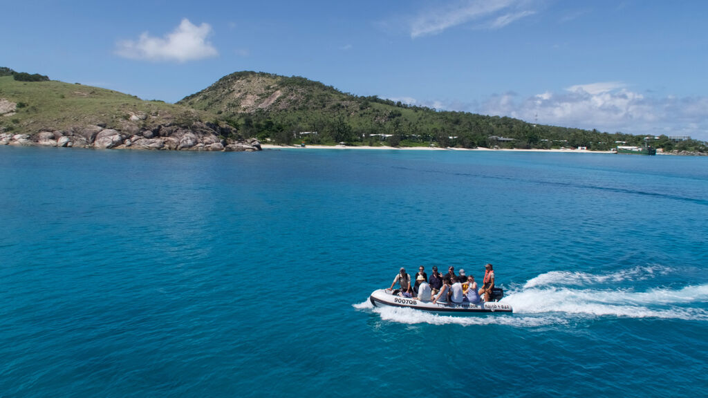 Tender from Lizard island