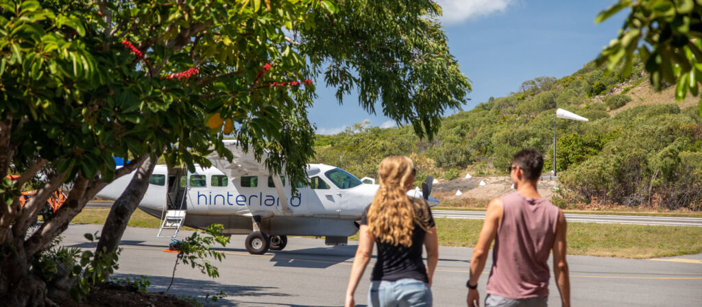 Spirit of Freedom-Boarding a flight from Lizard Island